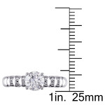 Shine with Yaffie 7/8ct TDW Diamond Solitaire Engagement Ring in White Gold