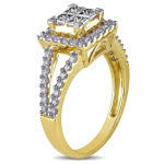 Unveiling the Impeccable 1ct TDW Diamond Ring from Yaffie Signature Collection in Gold