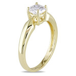 Golden Yaffie Diamond Solitaire Ring with 3/4ct TDW from the Signature Collection.
