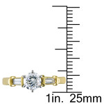 Gleaming 5/8ct TDW Diamond Ring from the Yaffie Signature Collection in Gold