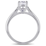 Certified 3/4ct TDW Diamond Solitaire Engagement Ring from Yaffie Signature Collection with White Gold