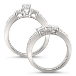 Bridal Bliss: Yaffie Jewellery White Gold Diamond Ring Set