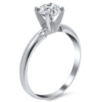 Elevate Your Love Story with Yaffie White Gold Solitaire Diamond Engagement Ring