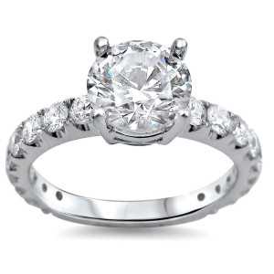 Round Diamond Engagement Ring - Yaffie Gold, 1 4/5ct TDW