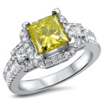 Say 'Yes!' to this 2ct TDW Yaffie Canary Yellow Diamond Ring