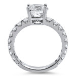 Yaffie Brilliant White Gold Engagement Ring with 1 3/5ct TDW Diamond