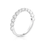 Indulge in the Elegance of Yaffie Noray White Diamond Stackable Ring