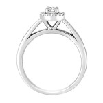 Platinaire Sparkle: 1/4ct TDW Round Diamond Solitaire Engagement Ring by Yaffie