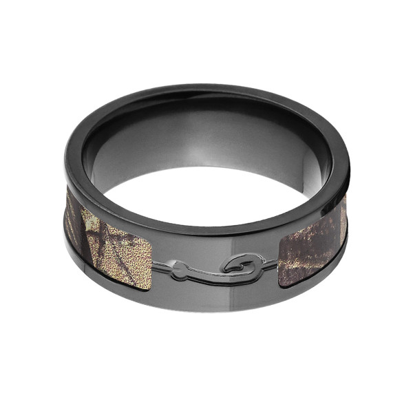 Yaffie Custom RealTree Black Zirconium Camo Ring