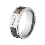 Titanium Ring with RealTree Camo Design by Yaffie in Multicolor