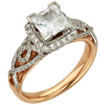 Certified Vintage Diamond Ring - 1 1/2ct TDW in Yaffie Gold with IGL Certification