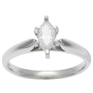 Make a Statement with Yaffie 6-Prong Marquise Solitaire - IGL Certified