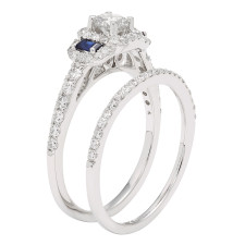 Yaffie’s Certified Diamond Bridal Set: Sparkle & Love with Style