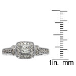 Yaffie White Gold IGL 3/4ct TDW Certified Diamond Ring