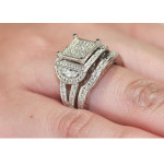 Sparkling Sterling Silver 1/2ct TDW Diamond Ring Set for Milestone Moments with Yaffie