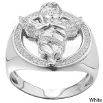 Silver Angelic Diamond Ring for Men by Yaffie - 1/3ct TDW