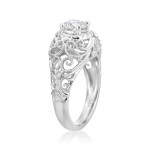 Diamond Engagement Ring with 1 1/4ct TDW in Yaffie White Gold