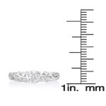 Radiant Yaffie SummerRose - A Sparkling 5/8ct TDW White Gold Diamond Ring for Your Engagement