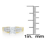 Experience the Intricacies of Yaffie SummerRose Unique Two-Tone Princess Cut Diamond Ring – A Timeless Investment Unlike Any Other.