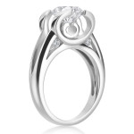 Platinum Diamond Ring - 1 7/8ct TDW with a Touch of Uniqueness