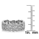 Vintage White Gold Diamond Ring by Yaffie with 1/4 carat total weight diamonds.
