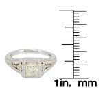 Gold and Yellow Diamond Designer Ring - Yaffie Two-Tone Chic