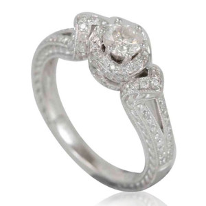 Sparkling Yaffie White Gold & Diamond Engagement Ring for Your Big Day!