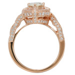 Radiant & Luxe: Yaffie Natural Yellow Diamond Ring in Rose Gold