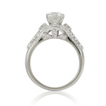 White Gold Diamond Engagement Ring with 1.875ct Total Diamond Weight by Yaffie