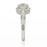 Yaffie Unique French Filigree White Diamond Ring