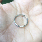 Sky Blue Topaz Half Eternity Infinity Ring with 2.5mm Matching Band - Perfect for Weddings and Birthdays!