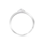 Yaffie Sparkling White Gold Diamond Engagement Ring