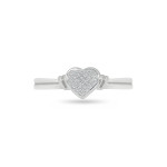 Sparkling Yaffie Engagement Ring with White Gold and Diamond Accents
