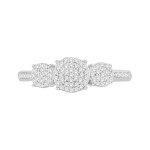 Yaffie Sterling Silver Diamond Ring: A Glittering 1/5ct TDW for Proposals