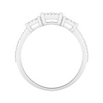 Yaffie Sterling Silver Diamond Ring: A Glittering 1/5ct TDW for Proposals