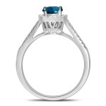 Blue Beauty: Yaffie 1 Ct Tw Ring