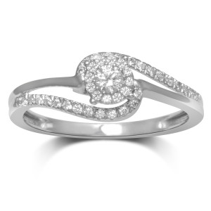 Sparkle Up Your Look with Yaffie Women White Gold Diamond Ring