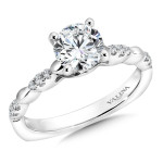 Wedding Ready: Yaffie Valina White Gold Diamond Bridal Set with 1 1/5ct TDW Round-Cut Gems.