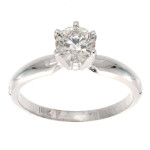 Unlock Love: Yaffie Gold Certified Diamond Solitaire Engagement Ring