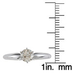 Capture Her Heart with Yaffie Chic 1/2 ct TDW White Gold Diamond Ring
