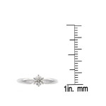 Dazzling Yaffie White Gold Diamond Solitaire Ring with 1/3ct Total Diamond Weight for the Perfect Proposal