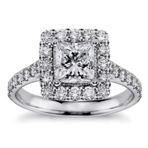 Sparkle in Style with Yaffie White Gold Princess-Cut Diamond Ring