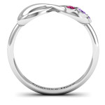 Customizable Yaffie ™ Infinity Ring - Personalised for Eternal Love
