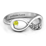 Yaffie ™ Custom Made Personalised Infinity Ring for 2015