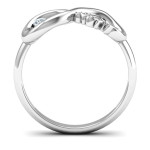 Yaffie ™ Custom-Made Personalised Infinity Ring for 2017