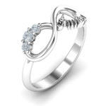 Yaffie ™ Custom-Made Personalised Amor Infinity Ring