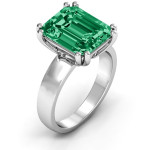 Yaffie Custom-Made Personalised Emerald Cut Ring Basket Set