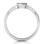 Yaffie ™ Custom-Made Personalised Love Ring with Accents in Bezel Setting