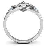 Yaffie ™ Custom-Made Personalised Ring - Classic Star of David Design