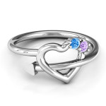 Yaffie ™ Custom-Made Personalised Cupid Hold Love Ring